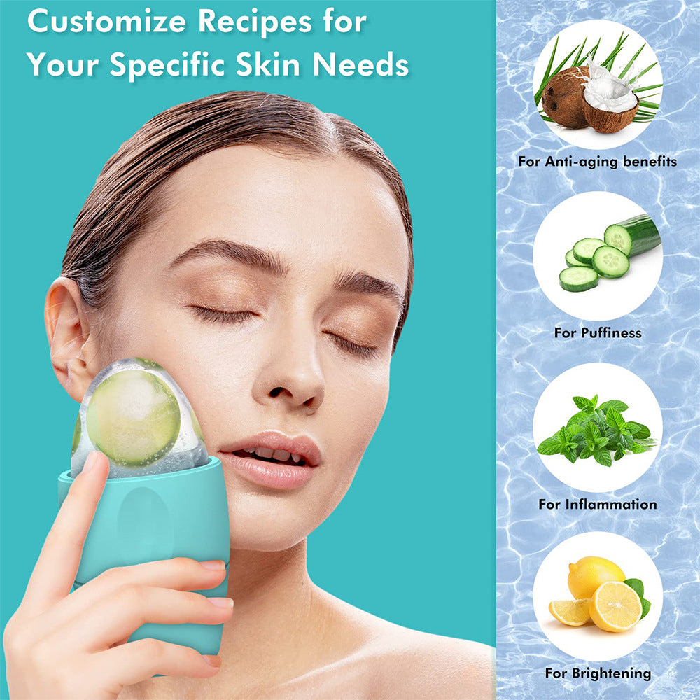Ice Roller Face Massager — De-Puff & Cool in 60 Seconds