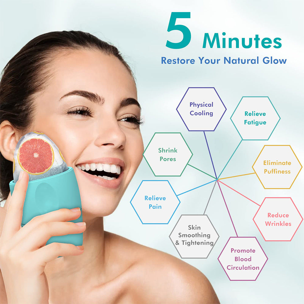 Ice Roller Face Massager — De-Puff & Cool in 60 Seconds